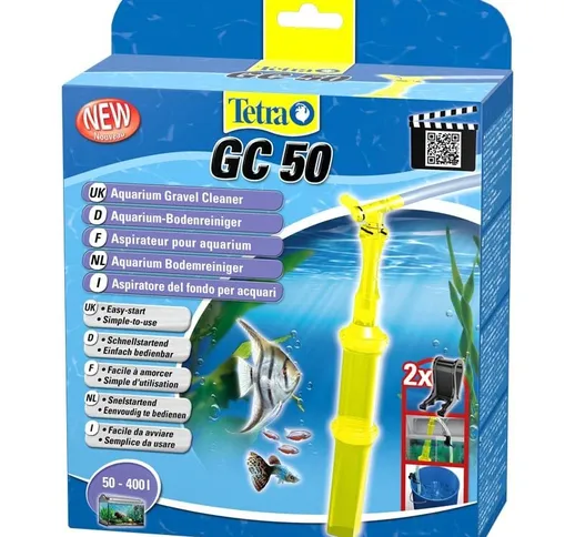 GC50 Gravel Cleaner - Aspirarifiuti per acquari da 50 a 400 litri - 