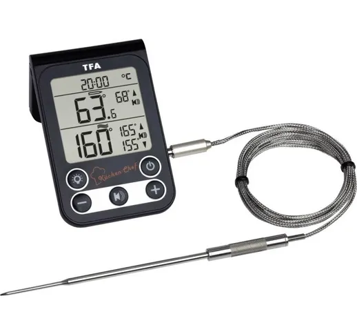 Tfa Dostmann Küchenen-Chef - Termometro digitale per barbecue, controllo della temperatura...