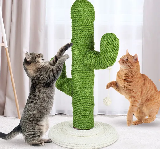 Tiragraffi per gatti Giocattolo per gatti 55CM Cactus Scratcher Albero rampicante