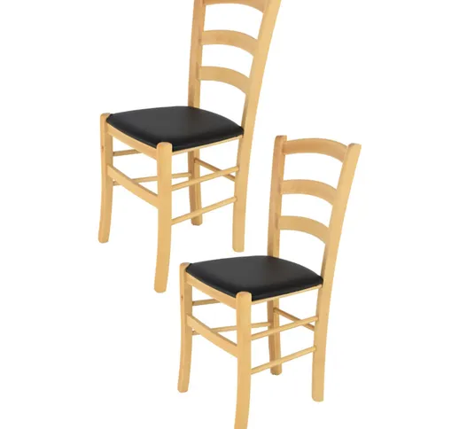  - Tommychairs - Set 2 sedie modello Venice per cucina bar e sala da pranzo, robusta strut...