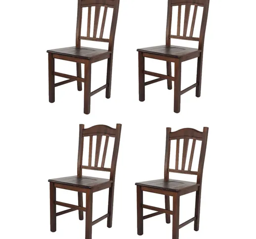  - Tommychairs - Set 4 sedie modello Silvana per cucina bar e sala da pranzo, robusta stru...