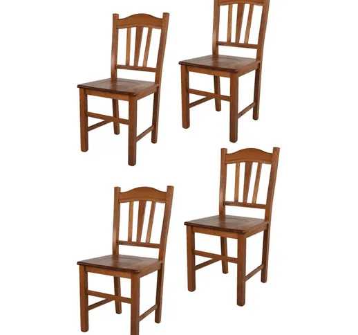  - Tommychairs - Set 4 sedie modello Silvana per cucina bar e sala da pranzo, robusta stru...