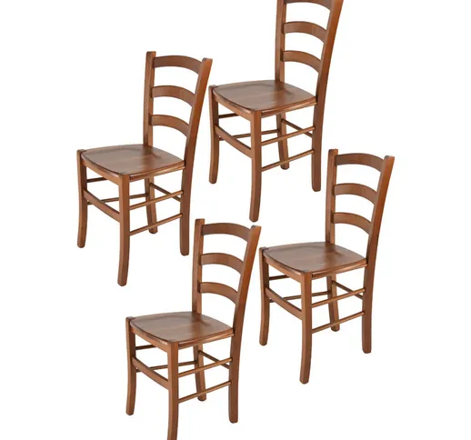  - Tommychairs - Set 4 sedie modello Venice per cucina bar e sala da pranzo, robusta strut...