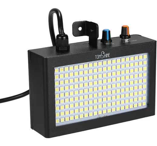 180 LED Strobe Flash Light Lampada portatile Auto Running Sound Control attivato Velocita...