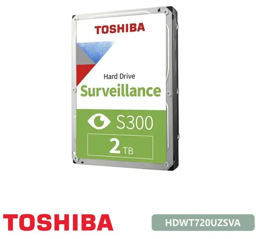 S300 Surveillance Hard Disk 2Tb Interno 3.5' Videosorveglianza HDWT720UZSVA - 