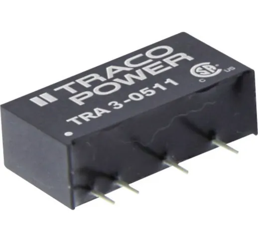 TracoPower TRA 3-1212 Convertitore DC/DC da circuito stampato 12 V/DC 12 V/DC 250 mA 3 W N...