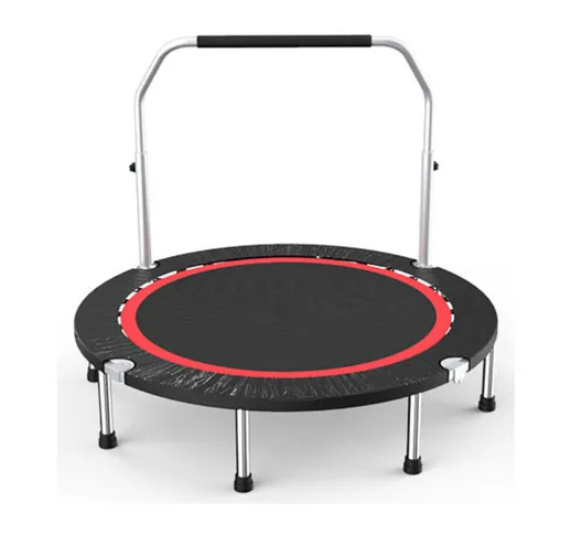 Trampolino fitness da 40 pollici, corda in gomma silenziosa appesa, impugnatura a T regola...