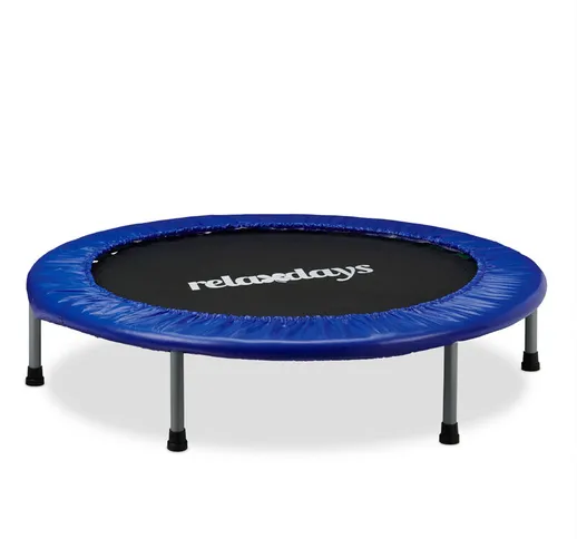 Trampolino per Bambini, Tappeto Elastico Pieghevole, Capacità max. 45 kg, HxLxP: 22 x 102...