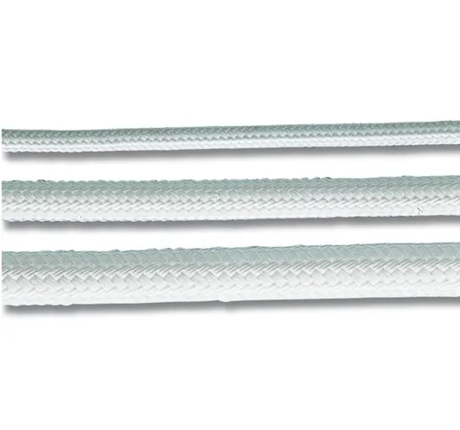 Treccia in nylon 8 mm 150 metri colore bianco, nautica