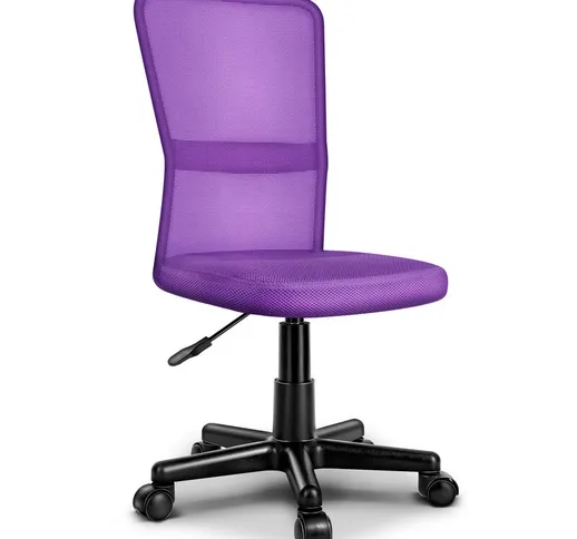 ® Sedia da ufficio sedia da scrivania girevole, in 6 colori diversi, regolabile in altezza...
