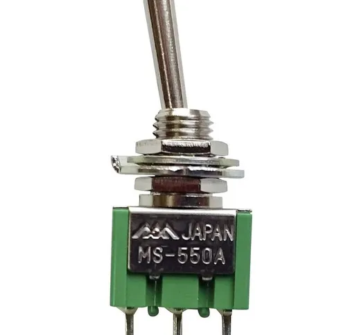 MS-550A-B Interruttore a levetta 250 V/AC 1.5 A 1 x On / On Permanente 1 pz. - Tru Compone...
