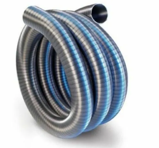 Tubo flessibile acciaio inox per canne fumarie, dimensioni variabili > 9 metri > 180 mm