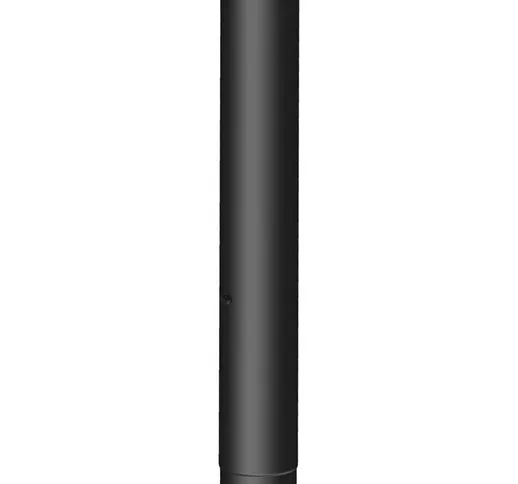Tubo in acciaio nero da interno per stufa a legna con spessore 2 mm -Ø 150 mm / 50 cm