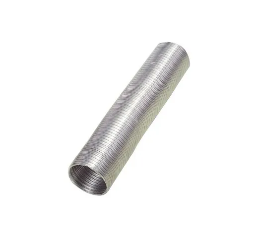 Tubo in alluminio compatto grigio Ø 150 mm. / 5 metri