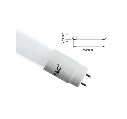 T8 tubo led 14W - 90 cm nano plastica non ruotabile bianco naturale 4000K - Luce naturale