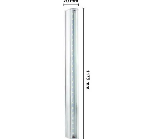 TUBO NEON LED T5 21 WATT PLAFONIERA 120CM LUCE CALDO FREDDO NATURALE | Calda