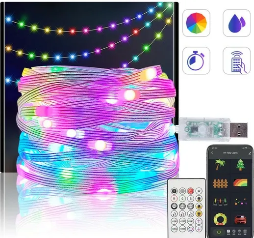 Tuya Stringa Luminosa Dreamcolor a LED Smart WiFi 10 Metri