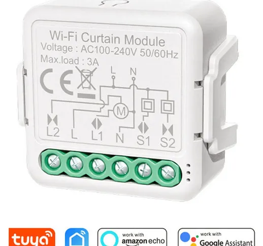 Tuya WiFi Modulo Interruttore Intelligente per Tende Modulo di Modifica Casa Intelligente...