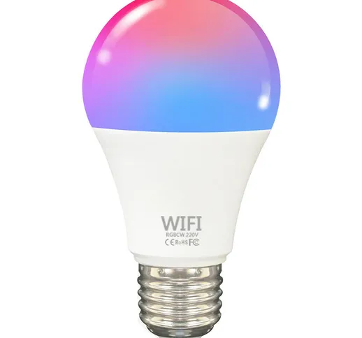 TY007 Smart WiFi Lampadina LED RGB cambia colore compatibile con Amazon Alexa/Google home/...