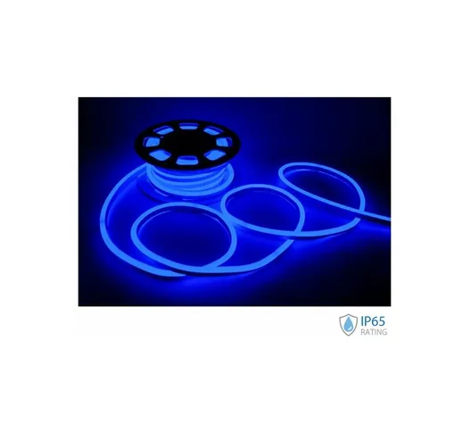 24V Bobina Led Neon Flex Colore Blu Blue 10 Metri IP65 8W/M SKU-2515