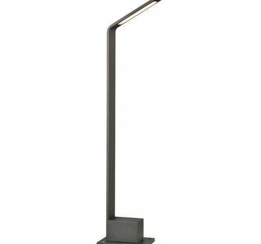 Lampione LED da Esterno 6W Colore Grigio h: 80cm 4000K IP54