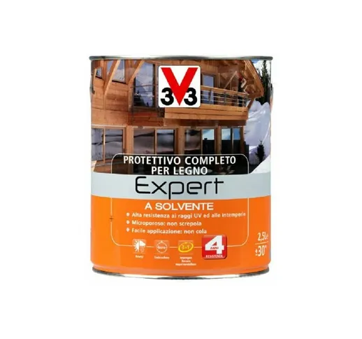  Protettivo Completo Expert Vernice Solvente per Legno Finestre Infissi Travi - Formato: 0...