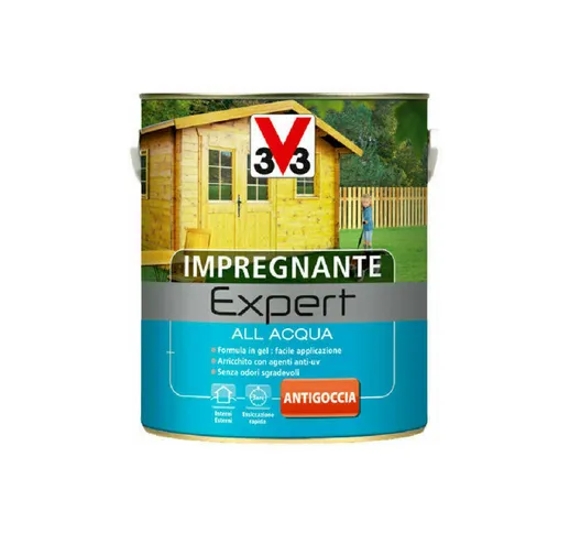  - Impregnante per Legno Expert ad Acqua in Gel Interno Esterno Mobili Persiane - Colore:...