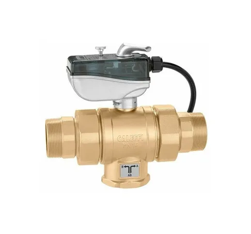 Valvola a sfera motorizzata a tre vie Caleffi 638L | 24V - 3/4'