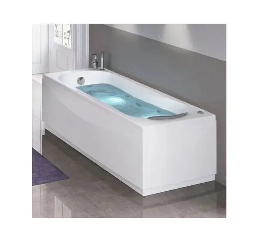 Vasca Idromassaggio 6 Getti in Acrilico Bianco Novellini Modello Calypso cm170x70