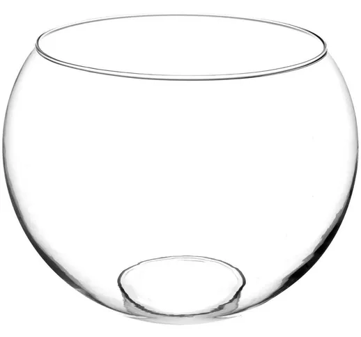 Atmosphera - Vaso a sfera trasparente d30xh23.5 - vaso a sfera trasparente, vetro, dimensi...