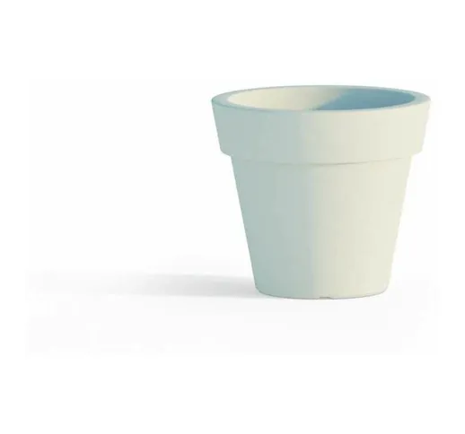 Vaso in Polimero Monacis Gemma Bianco - ø 80 cm. - h 70 cm.