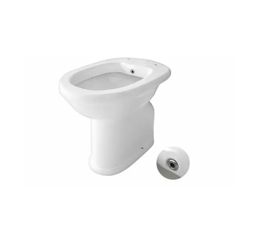 Vaso bidet disabili chiuso completo di erogatore - Vaso Bidet chiuso disabili completo di...