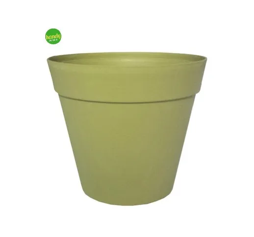Telcom - vaso conico chicago porta fiori basso ø 30 colore verde