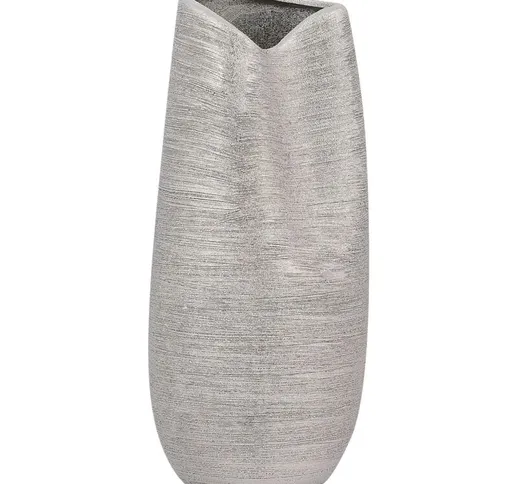 Vaso decorativo color argento DERBE