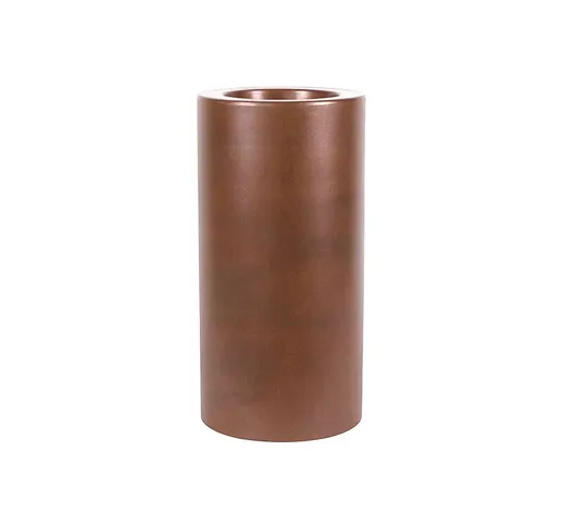 Vaso da fiori rotondo 70 bronzo opaco ø35x70cm - Bronzo - Moovere