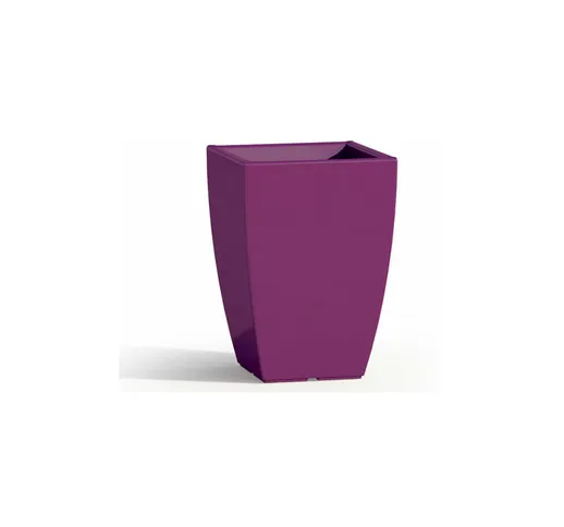 Vaso da giardino in resina viola per esterno. Vasi da interno design in polietilene, ideal...