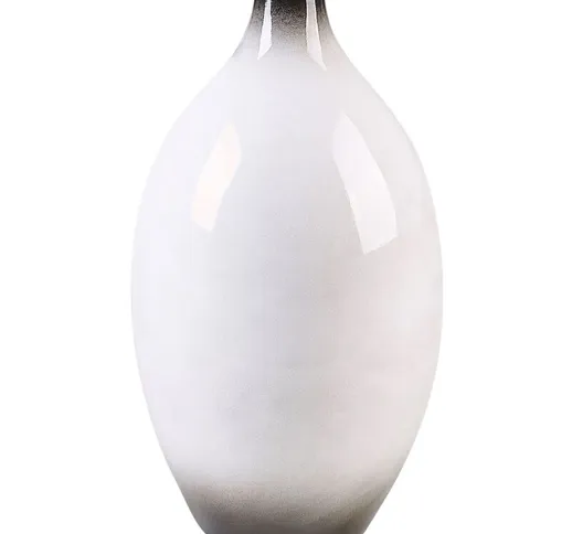 Vaso decorativo 36 cm bianco BAEZA