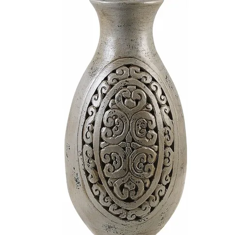 Vaso decorativo grigio MEGARA