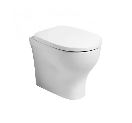 Vaso filomuro in ceramica 34,5x54 cm azzurra ceramica serie Pratica | Bianco lucido