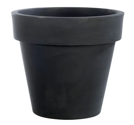 Teraplast - Vaso fioriera in resina standard one Ø50 - grigio antracite grigio antracite