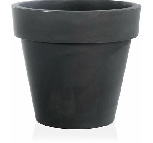 Vaso fioriera in resina standard one Ø60 - grigio antracite Teraplast grigio antracite