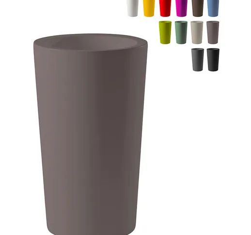 Vaso grande design X-Pot 135 Colore: Grigio - Slide