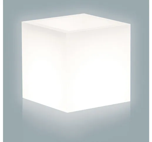 Vaso home light cubo cm. 40X40X40H bianco