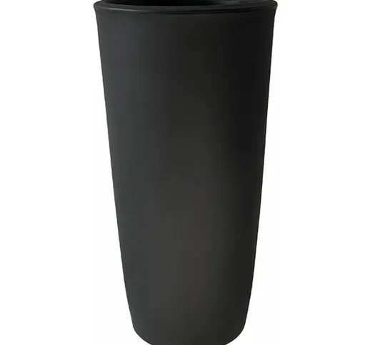 Giordanoshop - Vaso 28x40x80 cm in Polietilene Dafne 40 Antracite
