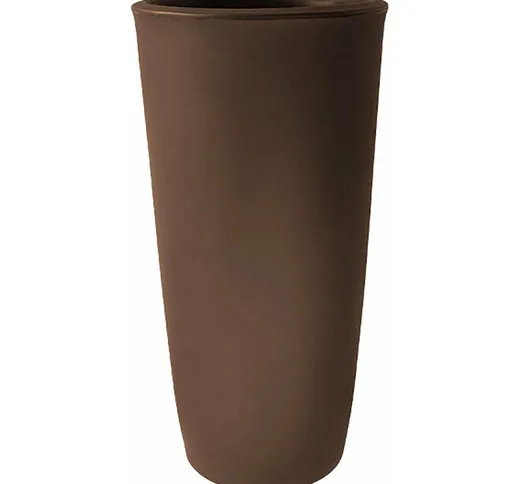 Giordanoshop - Vaso 28x40x80 cm in Polietilene Dafne 40 Bronzo