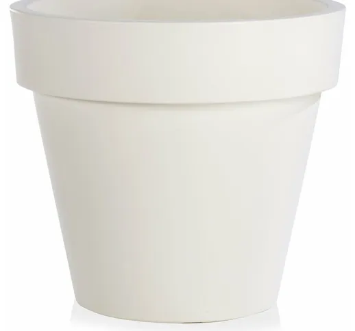 Vaso Ø60x54 cm in Polietilene Tulli Vaso Standard One Essential 60 Bianco