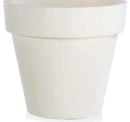 Vaso Ø100x90 cm in Polietilene Tulli Vaso Standard One Essential 100 Bianco