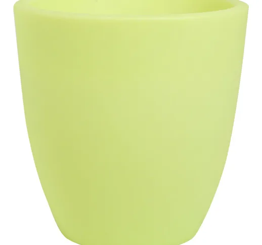 Vaso Ø40x40cm In Polietilene Orione Alto Verde Fluo - Vanossi