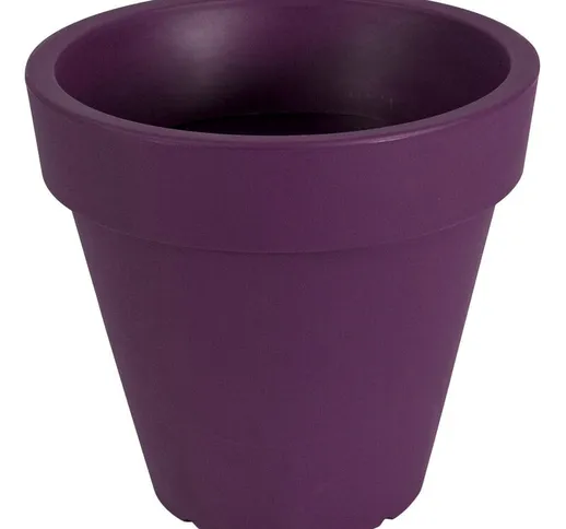 Vaso Ø60x55cm In Polietilene Pegasus Viola - Vanossi