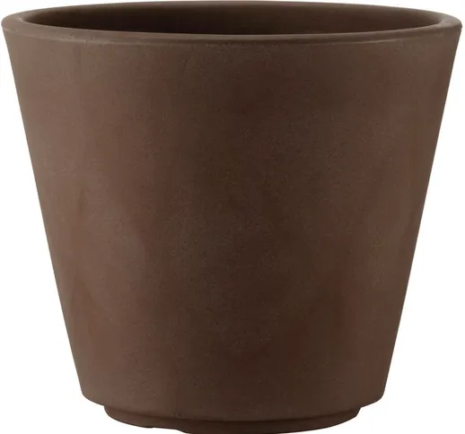 Vaso Ø33x28cm in Resina Tulli Ribeira Essential 35 Bronzo